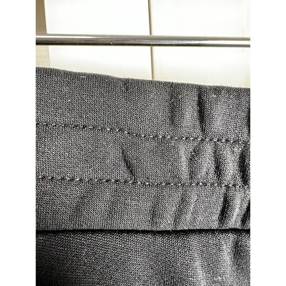 Soma Luxe Modal Wide Leg High Rise Pull On Pants  Women's Size Large Black NWT - Picture 7 of 9